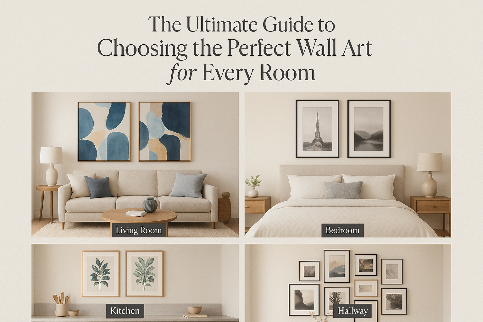 The Ultimate Guide to Choosing the Perfect Wall Art for Every Room ...