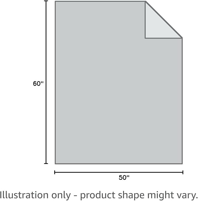 Luxury 1000GSM Faux Rabbit Fur Throw Blanket, Super Heavy Warm Cozy Grey - Image 9