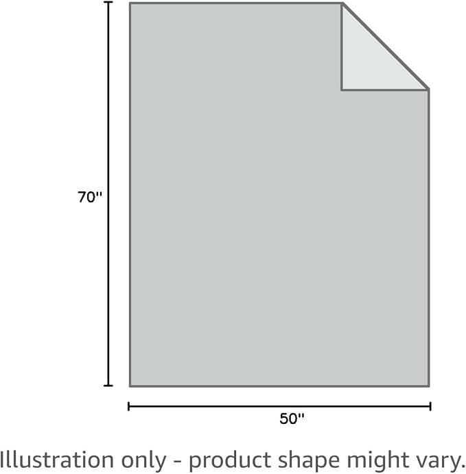Snuggle Sac Heather Blue Throw Blanket - Image 10