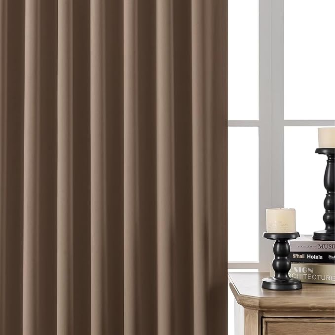 Joydeco 90 Inch Curtains for Bedroom, Room Darkening Drapes for Living Room - Image 9