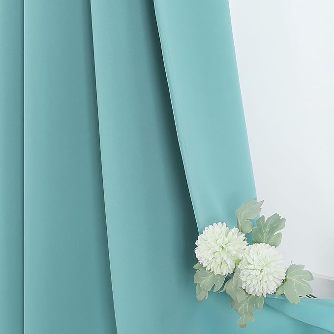 ChrisDowa Blackout Curtains for Bedroom and Living Room 102 Inches Long | 2 - Image 6