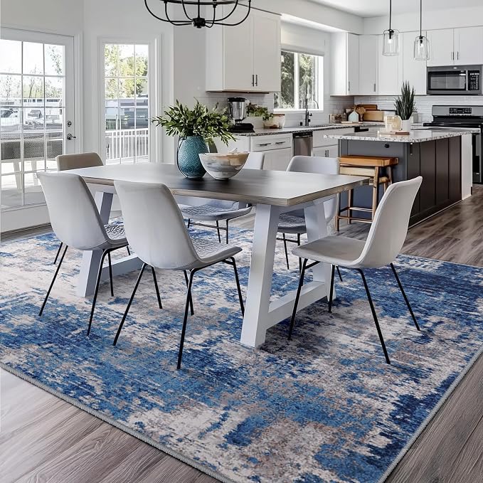RELEANY Washable Square 9'x9' Area Rug - Image 8