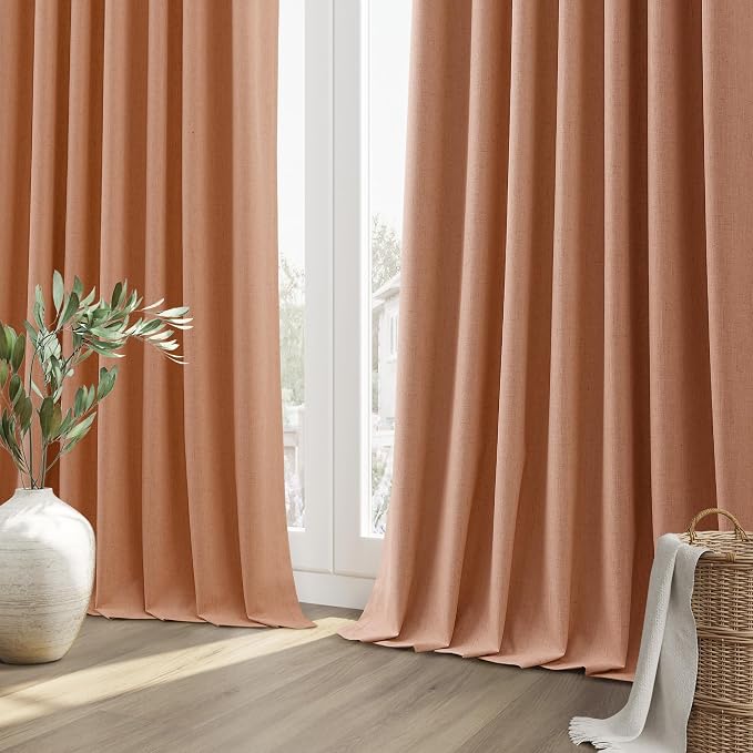 100% Blackout Curtains 96 Inch Length 2 Panels Set - Image 10