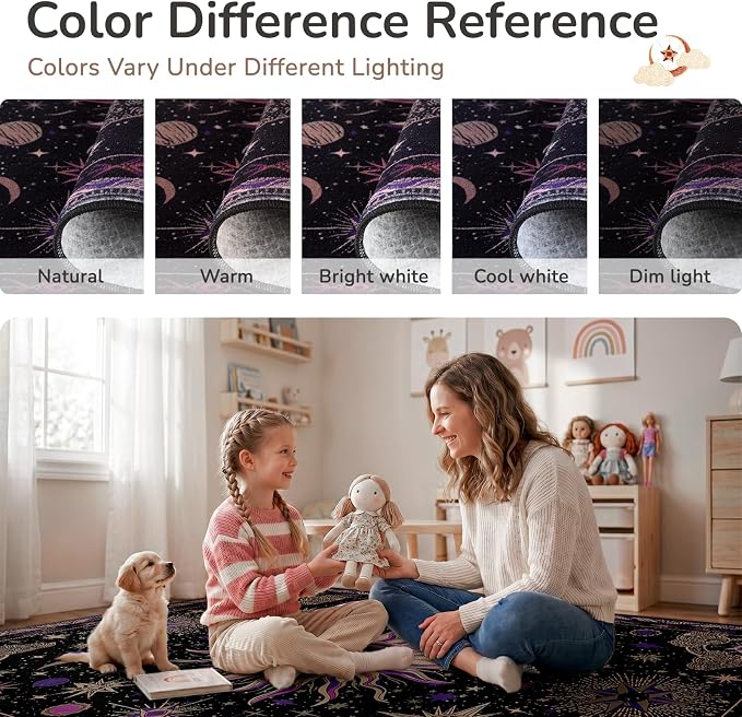 Vacuum-Friendly, 2x6 Washable Area Rug - Image 7