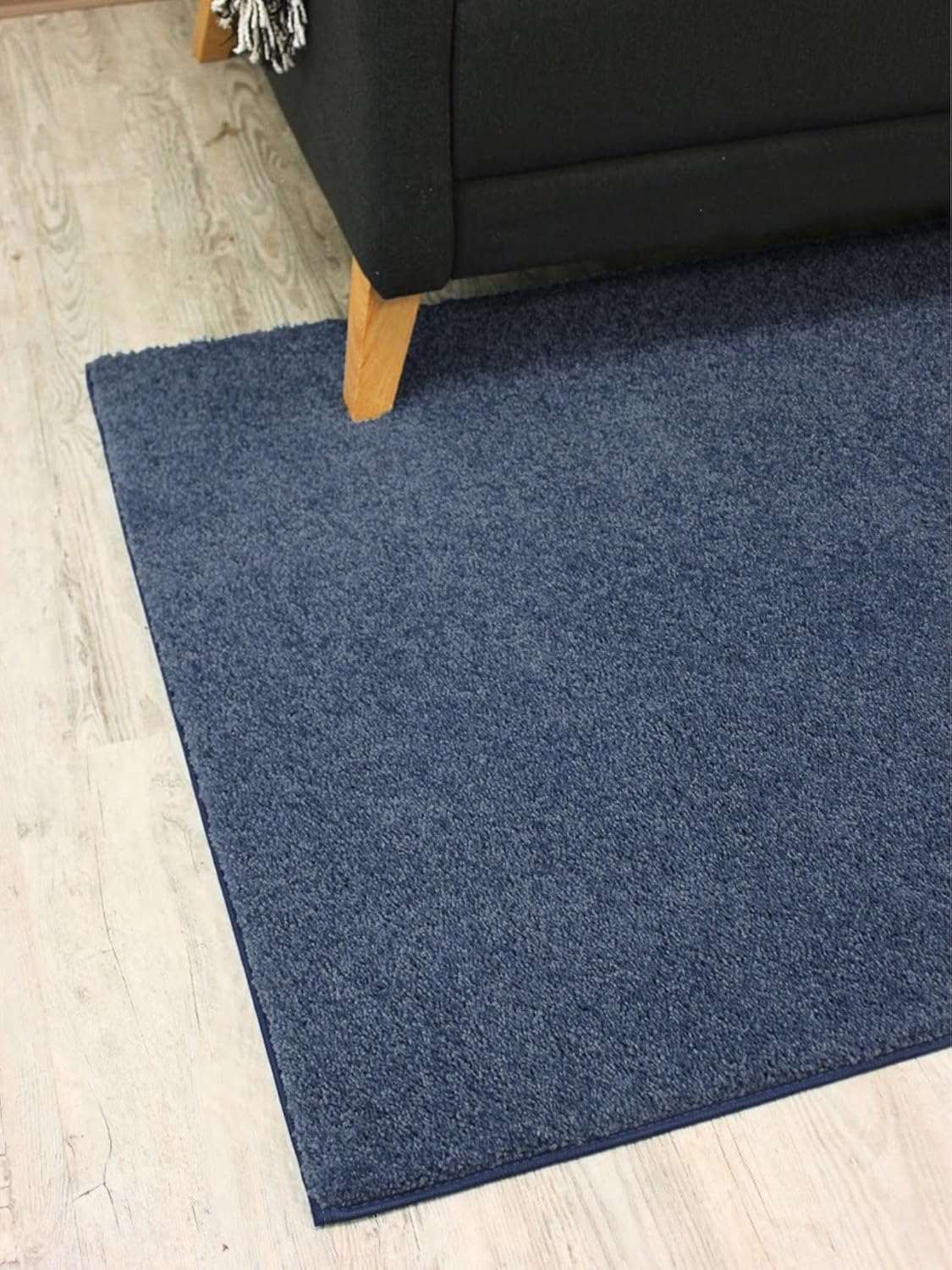KOECKRITZ Soft and Colorful Kids Classroom Area Rugs (Passes Flammability Pill Test) Many Sizes and Bright Colors to Select from (12' Round, Navy)
