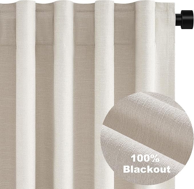 Extra Wide Total Blackout 96 Inch Curtains 70 Inches Wide - Image 9