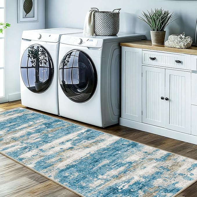 Runners for Hallways 2x8 Kitchen Runner Rugs,Modern Abstract Rug Runners for - Image 8
