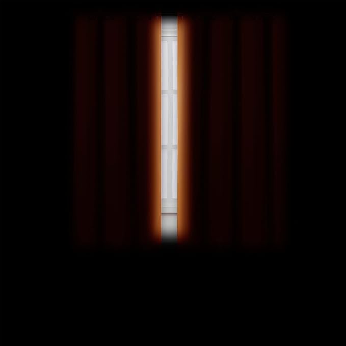 Blackout Curtains 66 x 72 Inch Long Orange Curtains Set of 2 Panels Room - Image 3