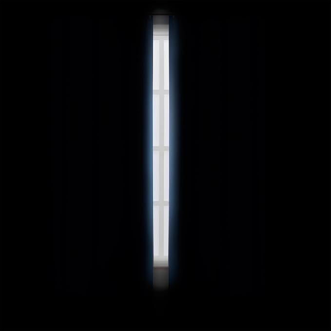Sky Blue Blackout Curtains 42 x 54 Inch Length Set of 2 Panels Grommet Bedroom - Image 3