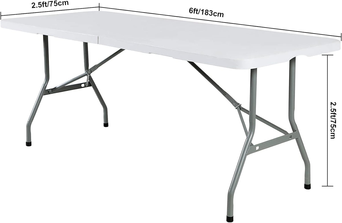 2Pack Spandex Waterproof Table Covers 6ft，Spandex 6ft Waterproof Table Cover for Party,Wedding, Banquet, and Events(Yellow)