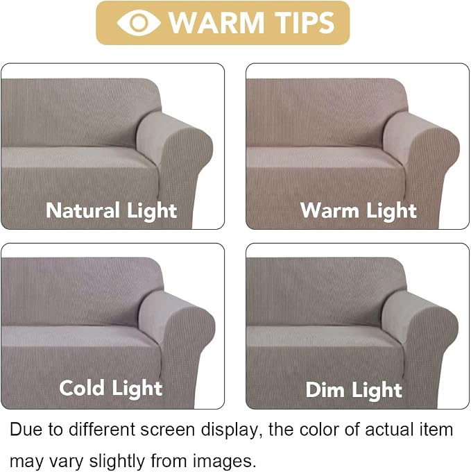 H.VERSAILTEX Stretch Couch Cover Sofa Covers - Image 3