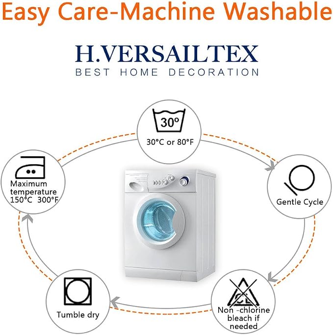 H.VERSAILTEX Curtains Ultra Sleep Well Microfiber Blackout Thermal Insulated - Image 9