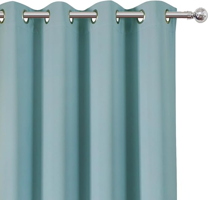Stone Blue Thermal Blackout Curtains/52 x 54 Inch/Set of 2 Panels Room - Image 6