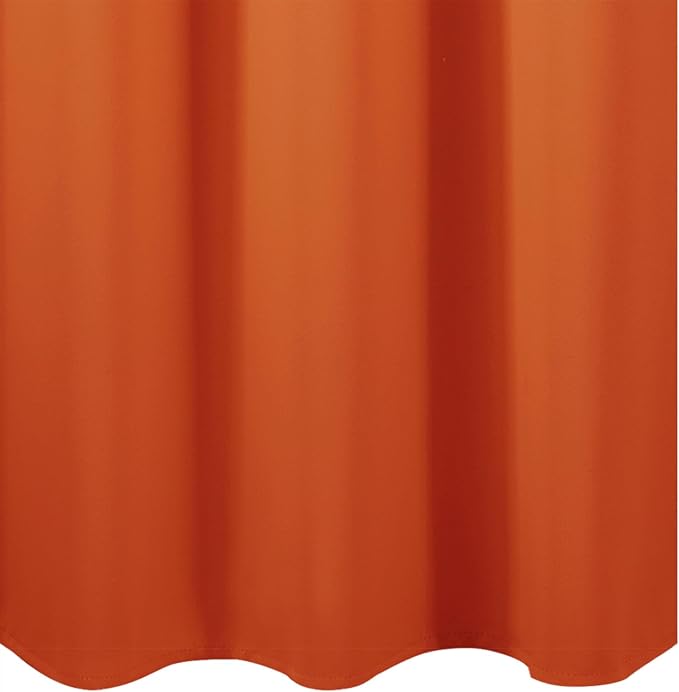 Blackout Curtains 66 x 72 Inch Long Orange Curtains Set of 2 Panels Room - Image 8