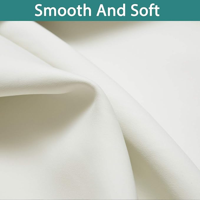 Yakamok Cream 100% Blackout Curtains 108 Inches Long - Image 7