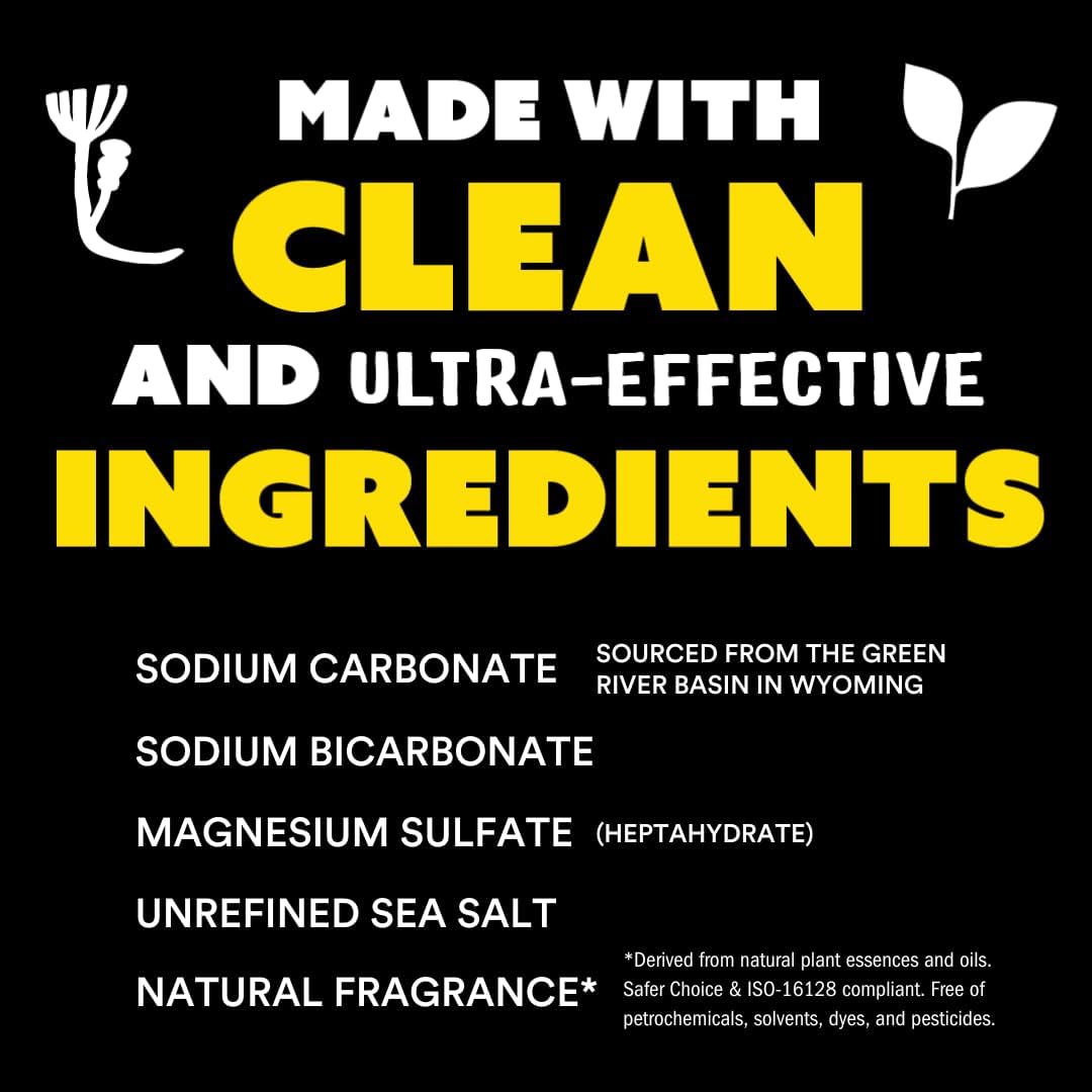 Molly's Suds Original Laundry Detergent Powder | Clean Laundry Detergent Powder for Sensitive Skin | Simple, Effective Ingredients, Stain Fighting | 120 Load (Peppermint)