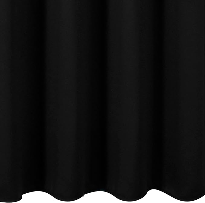 Blackout Curtains 66 x 95 inch/Black Curtains Set of 2 Panels/Thermal Insulated - Image 9