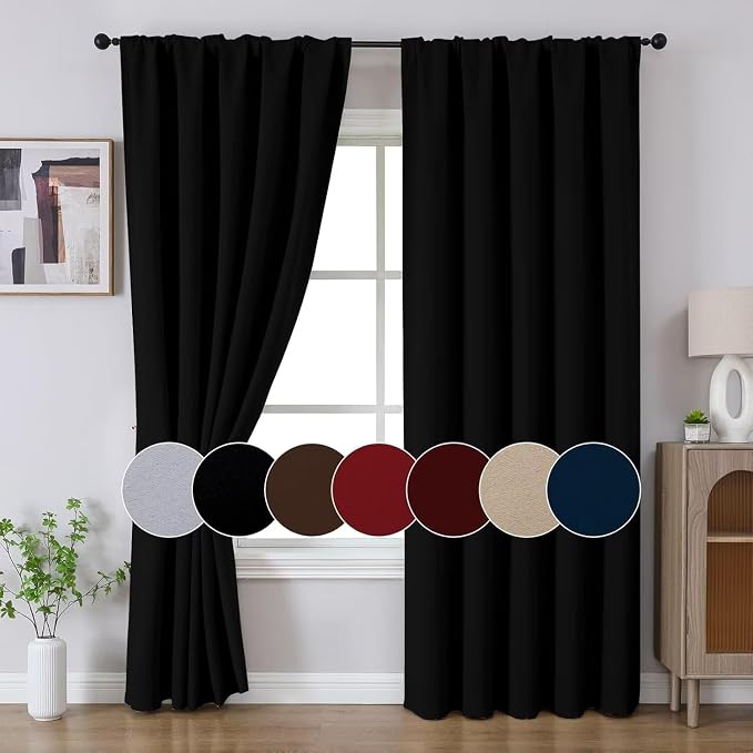 Joydeco 72 Inch Blackout Curtains - Image 9