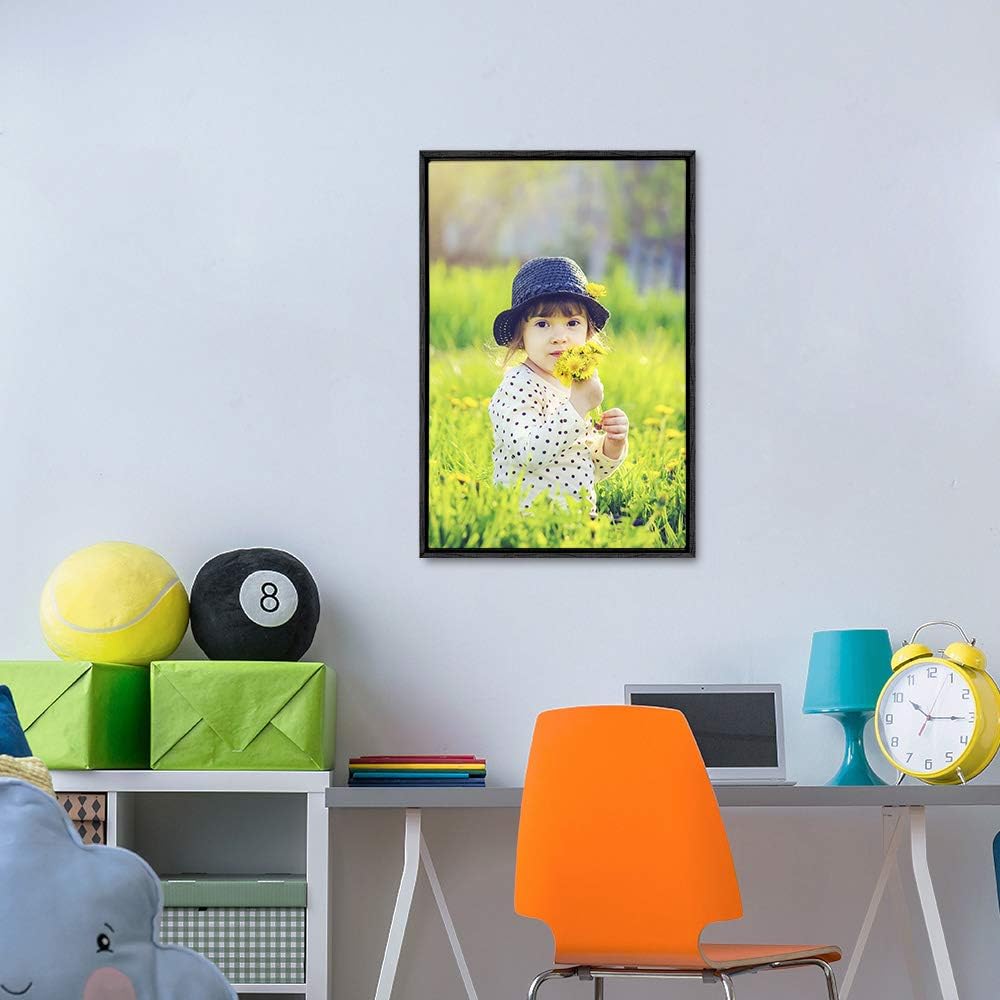wall26 Framed Custom Canvas Wall Art for Living Room, Bedroom Canvas Prints for Home Decoration Ready to Hang - 16"x24", Black Frame