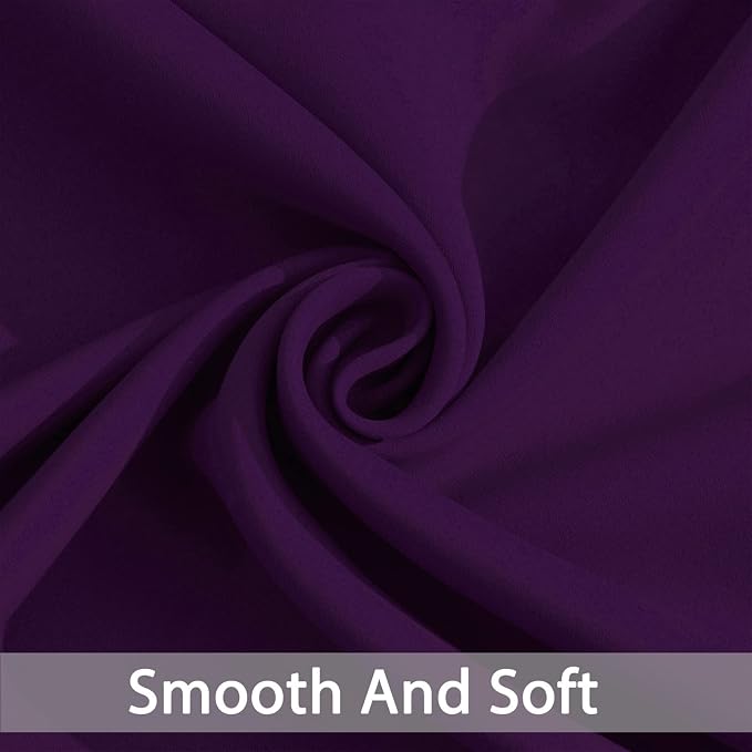 Yakamok Room Darkening Curtains 42x84 inch Length Purple-Living Room | 2 panels - Image 5