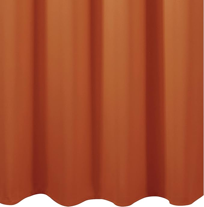 Orange Thermal Blackout Curtains/42 x 72 Inch/Set of 2 Panels Room Darkening - Image 7