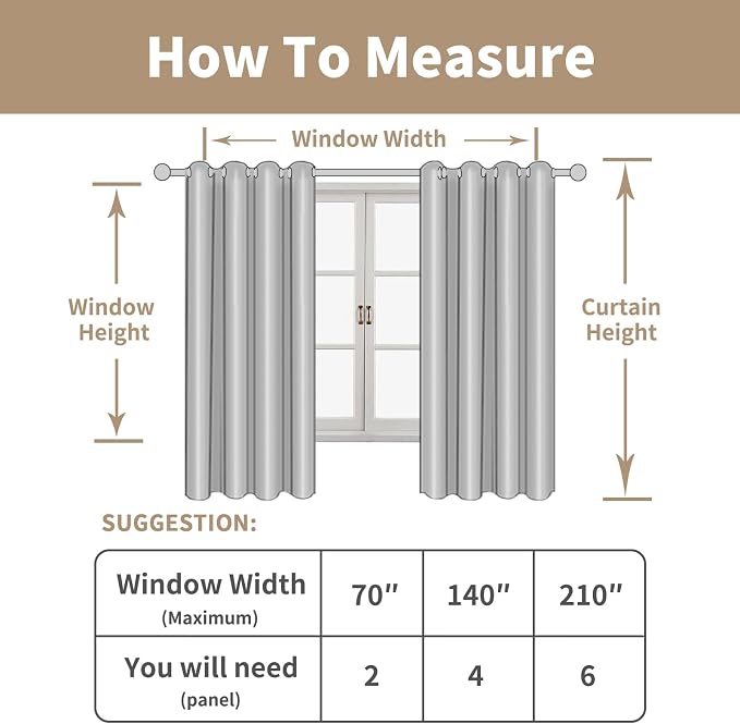 Linen Curtains 84 Inches Long for Living Room 2 Panels Set, Light Filtering - Image 7