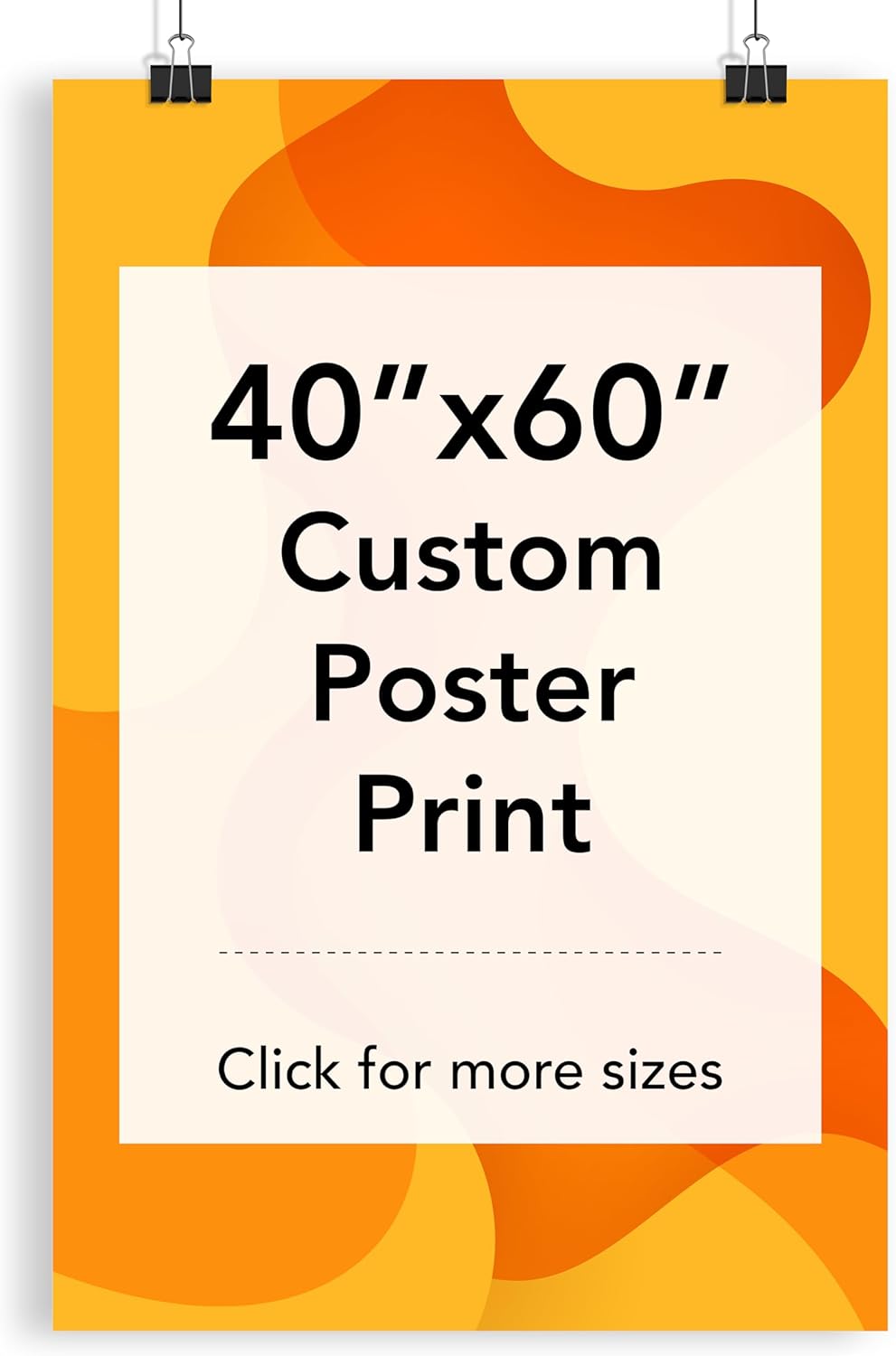 Custom Poster Print, 40x60, Upload Any Photos/Images, Personalized Photo Prints, DIY Your Own Poster, Photo to Poster Printing