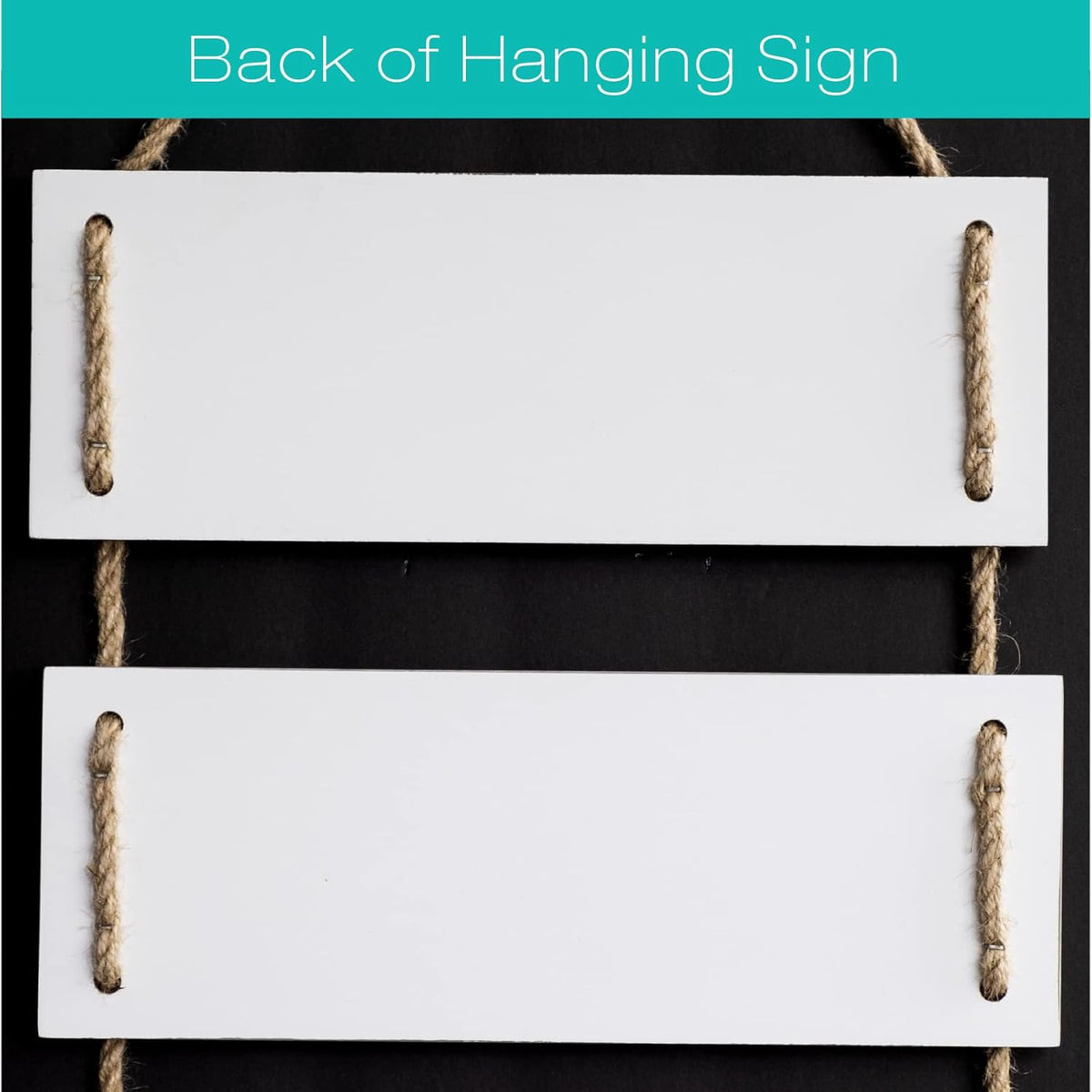 EXCELLO GLOBAL PRODUCTS Large Hanging Wall Sign: Rustic Wooden Decor (Grateful, Love, Believe, Thankful, Faith, Blessed) Hanging Wood Wall Decoration (11.75" x 32")