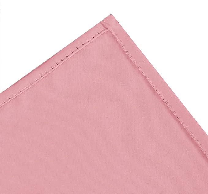 Pink Thermal Blackout Curtains/52 x 72 Inch/Set of 2 Panels Room Darkening - Image 7