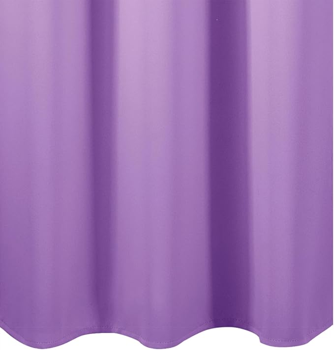Blackout Curtains 52 x 90 Inch Long Lavender Curtains Set of 2 Panels Room - Image 8
