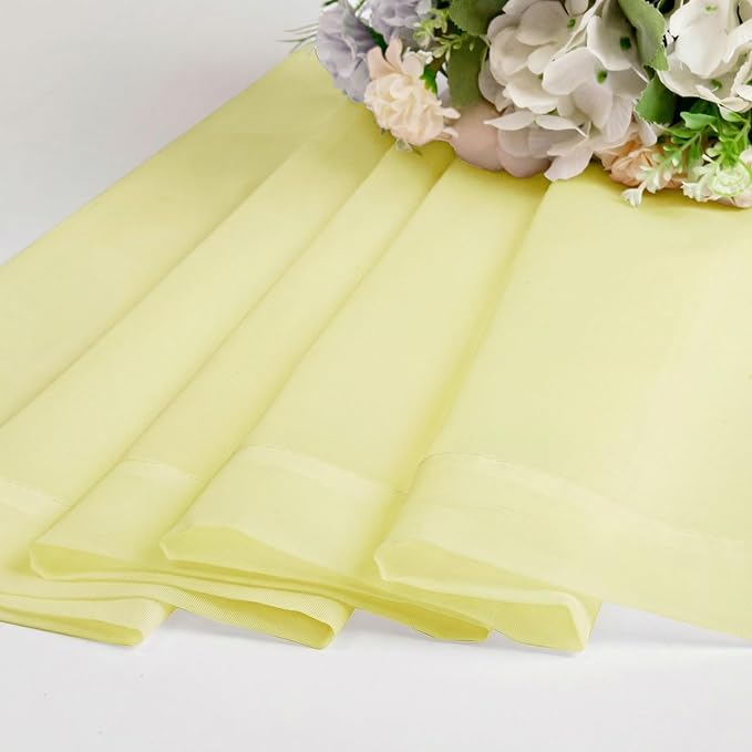Sheer Curtains 72 Inches Long 2 Panels Set, Modern Light Filtering Sheer - Image 7