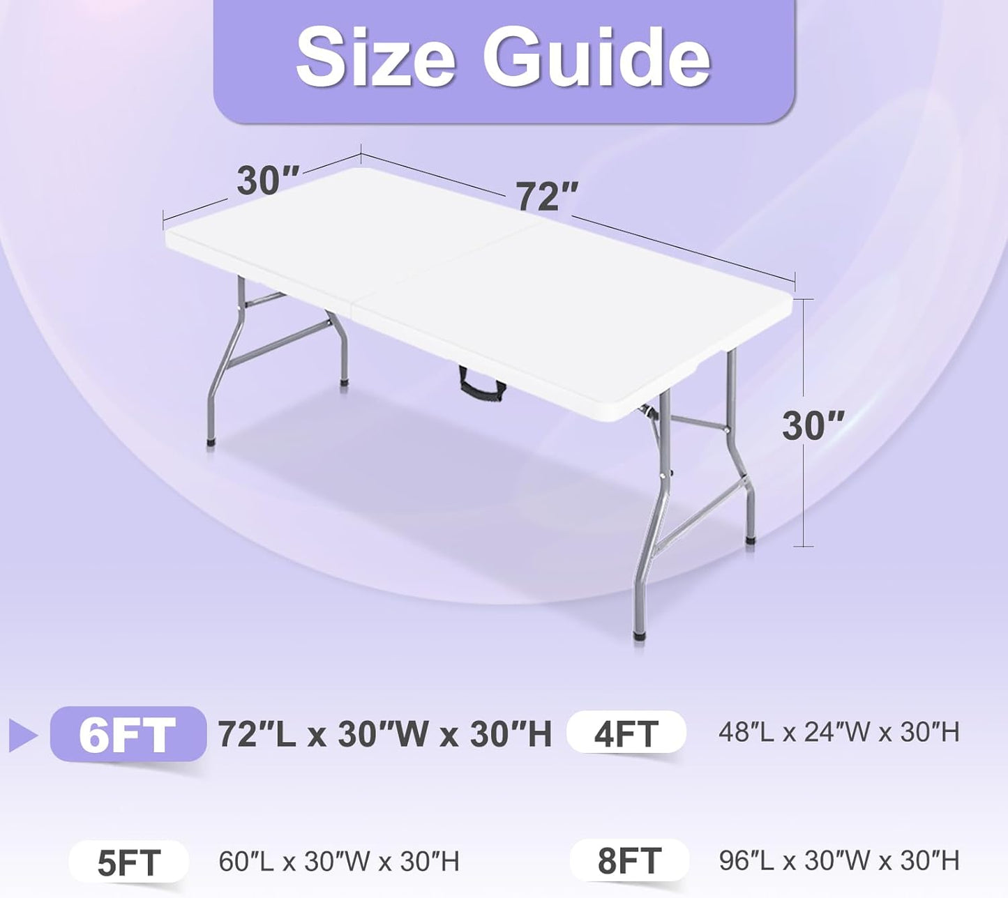 ABCCANOPY 6 FT Black Spandex Table Cover Wrinkle Resistant Fitted Stretch Tablecloth Reuse for Rectangular Folding Table Patry Event Wedding Banquet Protector 2 Pack