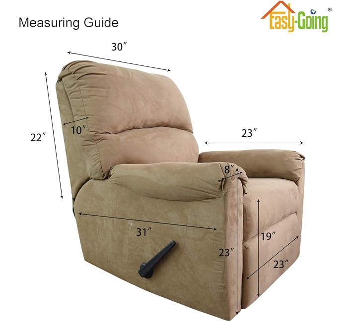 Easy-Going Reversible Couch Cover, Recliner 22 in, Cyan/Ivory | Machine - Image 7