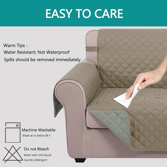 U-NICE HOME Loveseat Sofa Cover - Image 3