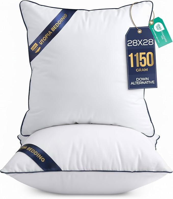 Utopia Bedding 28x28 Throw Pillow Inserts, Decorative Pillows, Plush & by UTOPIABEDDING