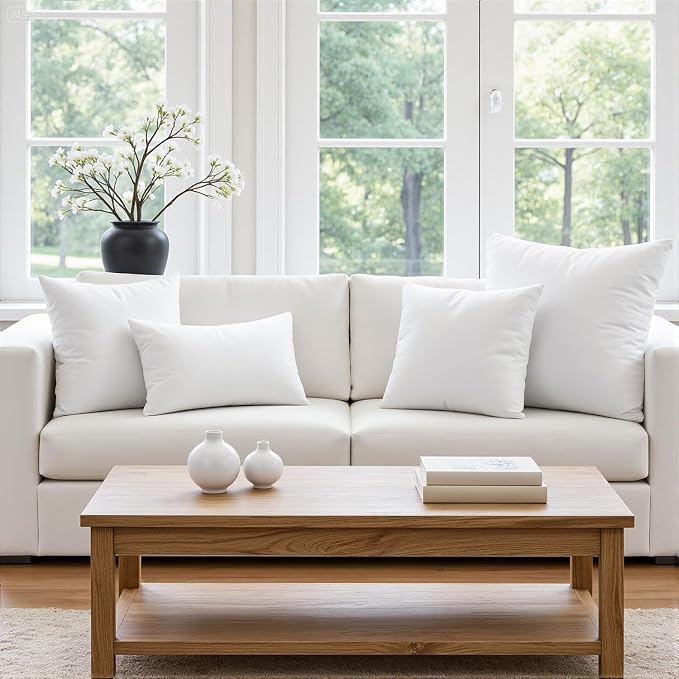 MIULEE 28x28 Euro Throw Pillow Insert - Image 4
