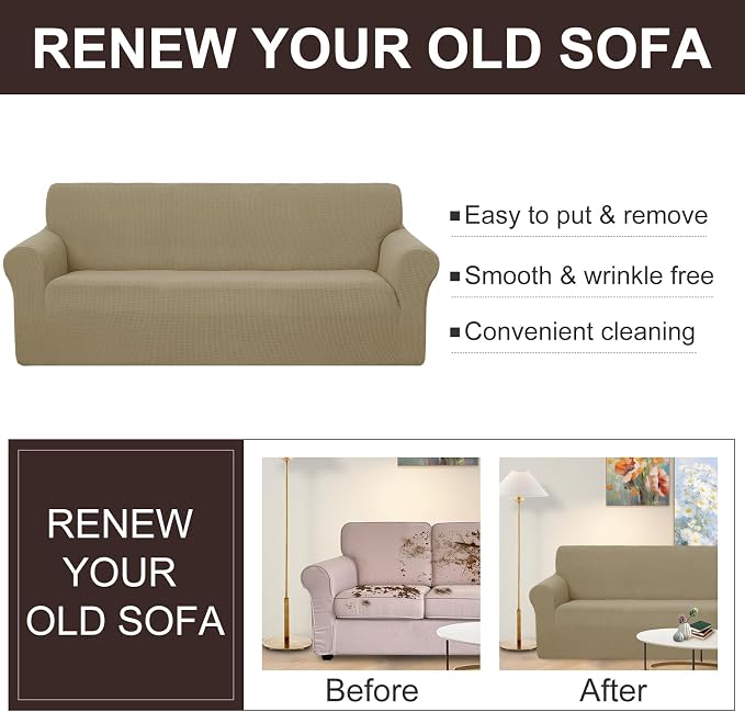 U-NICE HOME Stretch Couch Cover Slipcover - Image 5