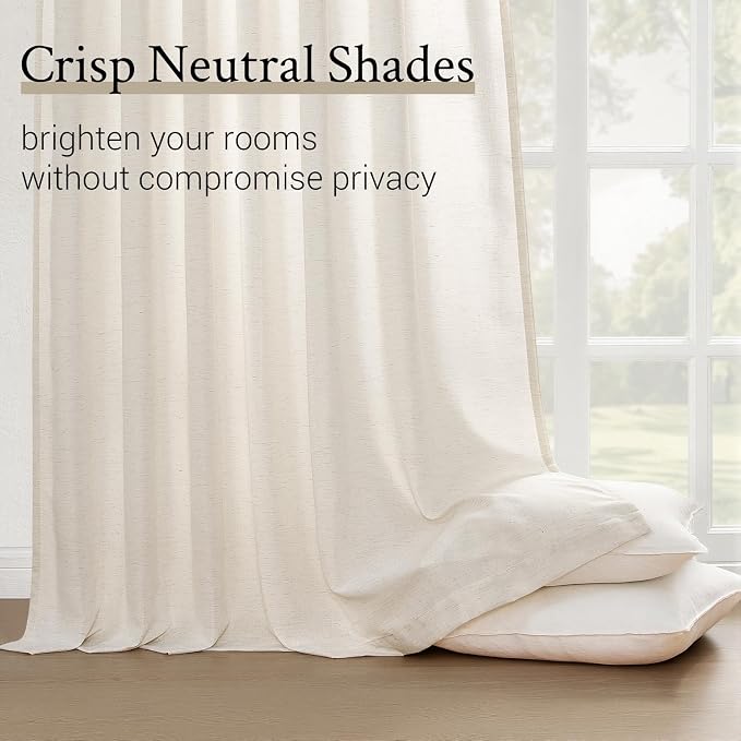 Pinch Pleated 92 Inch Curtains 2 Panels - Image 5