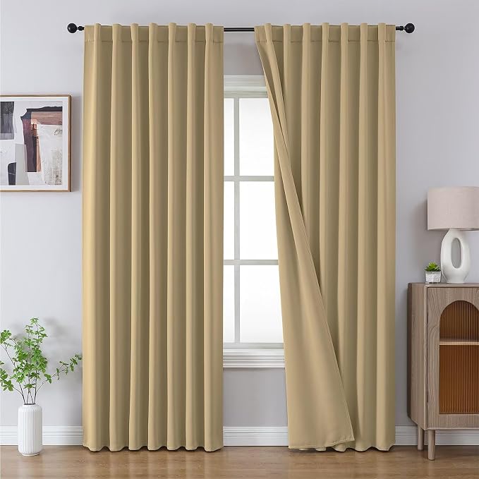Joydeco 72 Inch Blackout Curtains by JOYDECO