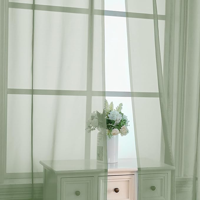 2 Pieces Bedroom Curtains 96" Length - Image 3