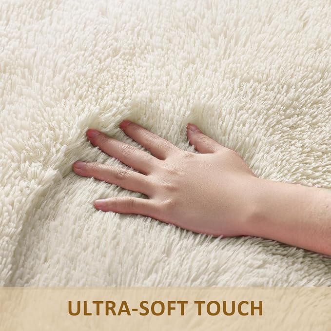 Ophanie 6x9 Area Rugs, Upgrade Non-Slip Fluffy Soft Rugs - Image 2