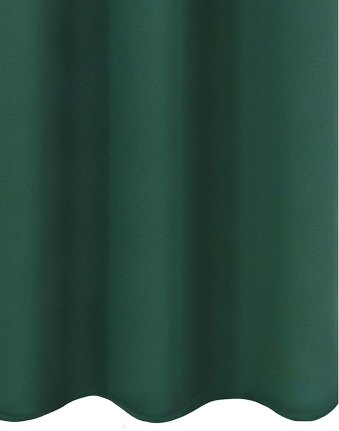Dark Green Bedroom Blackout Curtains/38 x 54 Inch Long/Set of 2 Curtain - Image 9