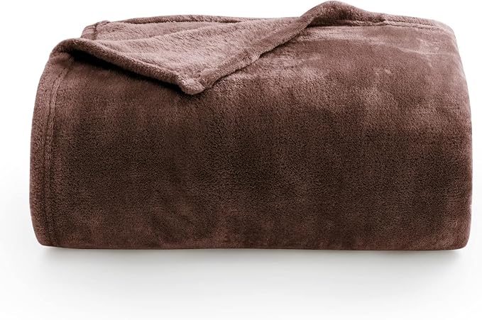 BEDELITE Fleece Blanket Soft Plush Full Bed Blanket Brown 84"x90" | Ultra Soft - Image 8