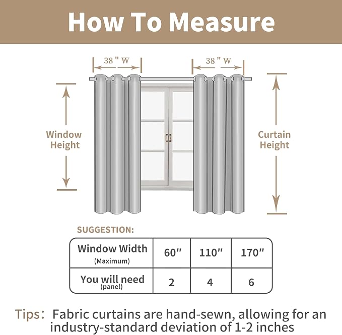 Cream Linen Curtains 84 Inch Length 2 Panels - Image 8