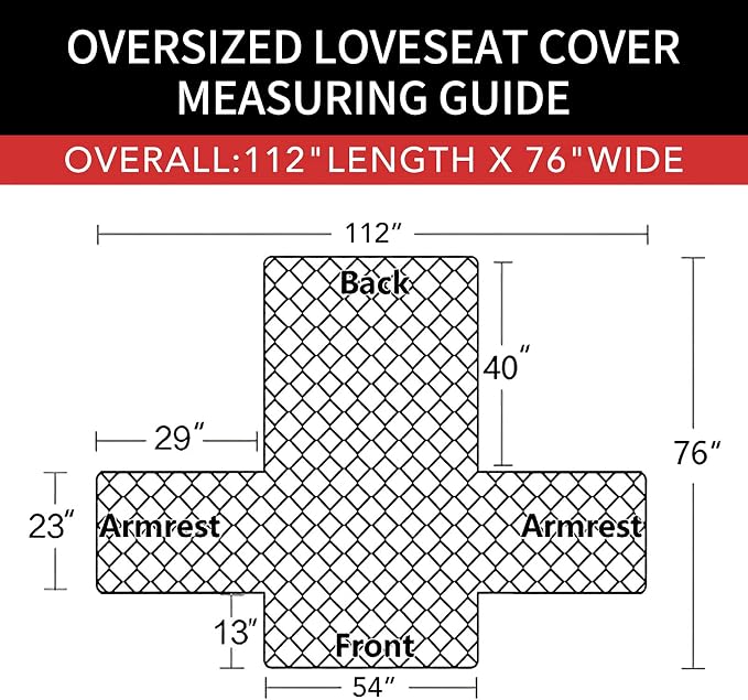 Easy-Going Reversible Couch Cover, 2 Cushion Sofa, Chocolate/Beige | Oversized - Image 6