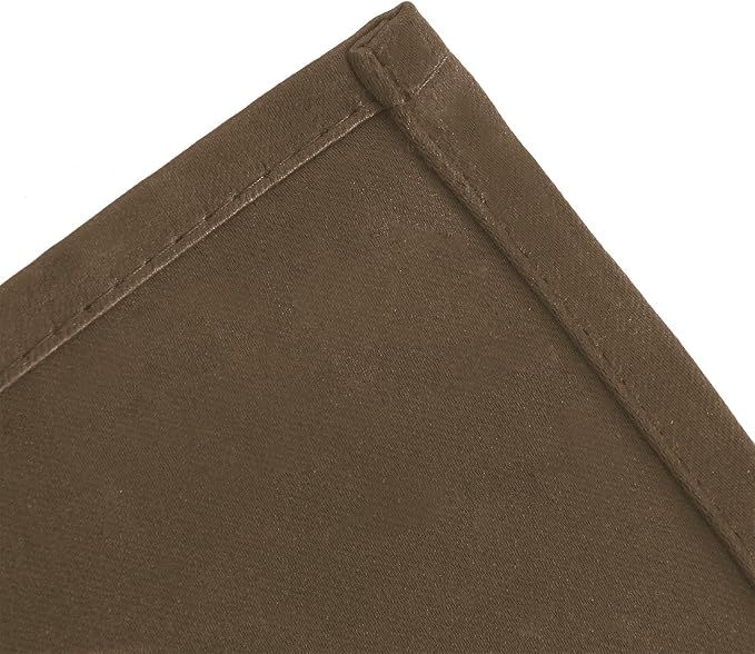 Brown Thermal Blackout Curtains/38 x 84 Inch/Set of 2 Panels Room Darkening - Image 7