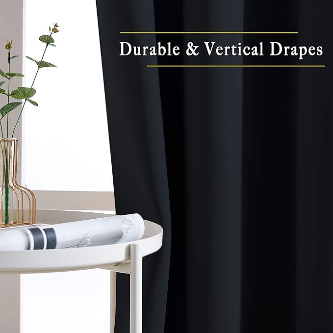 NICETOWN Blackout Curtain Panels 84 inches - Image 5