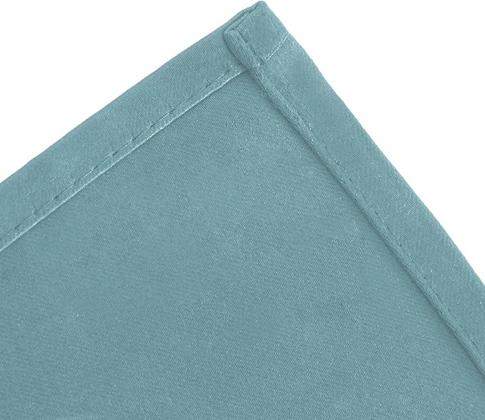 Blackout Curtains 42 x 63 inch/Stone Blue Curtains Set of 2 Panels/Thermal - Image 7