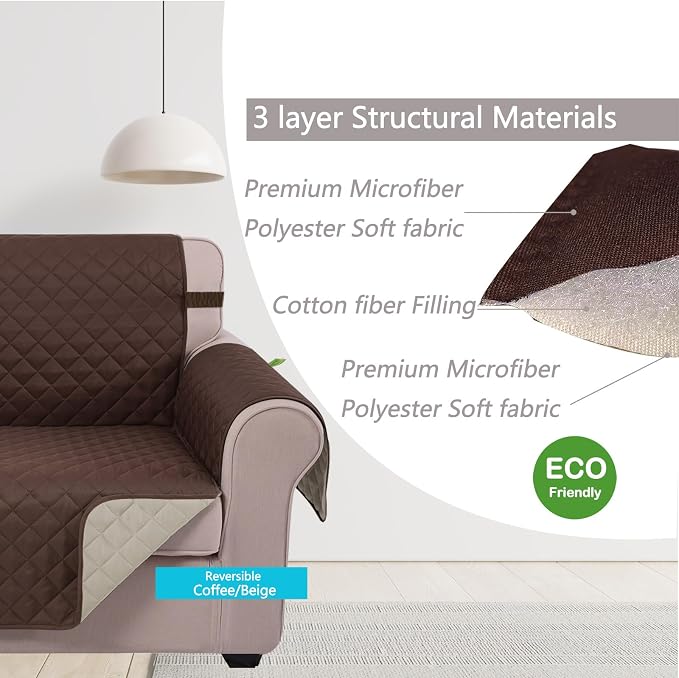 U-NICE HOME Loveseat Sofa Cover - Image 4