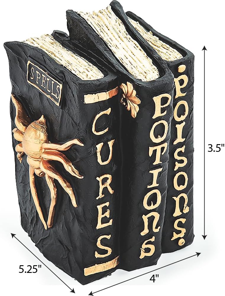 Fun Express Witch and Wizard Spellbook Tabletop Halloween Decoration - Halloween Home Decor